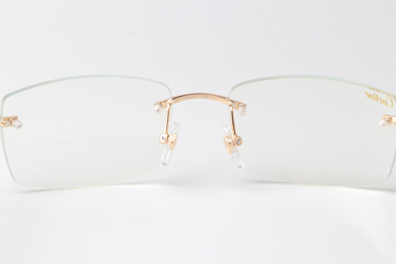 CT 3524012 Wood Eyeglasses Gold