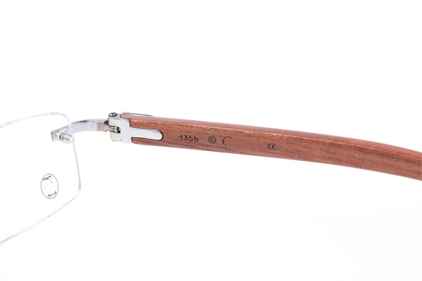 CT 3524012 Wood Eyeglasses In Silver