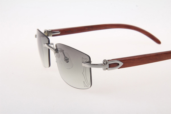 CT 3524012 Wood Sunglasses In Silver Grey