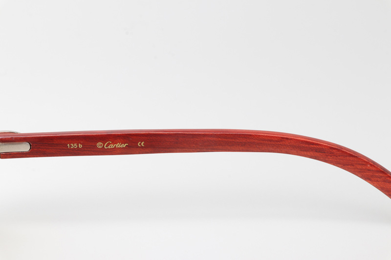 CT 3524012 Wood Sunglasses Silver Brown
