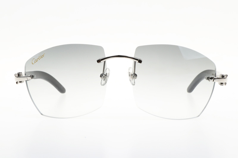 CT 4189706 Black Buffalo Sunglasses In Silver Gradient Grey