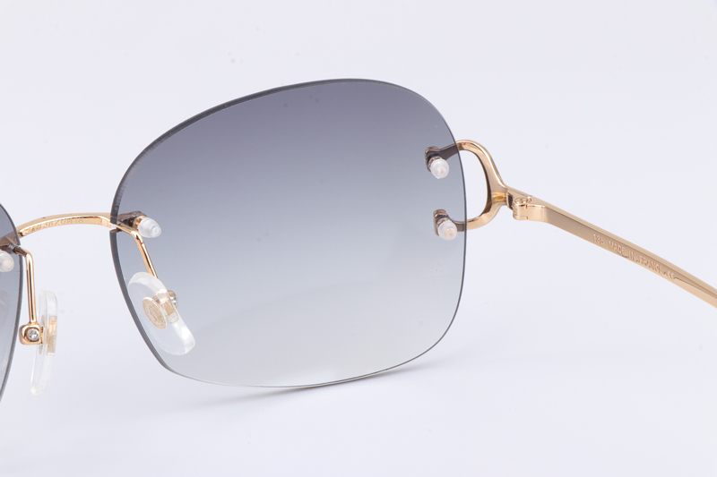 CT 4193829 Sunglasses Gold Gradient Gray