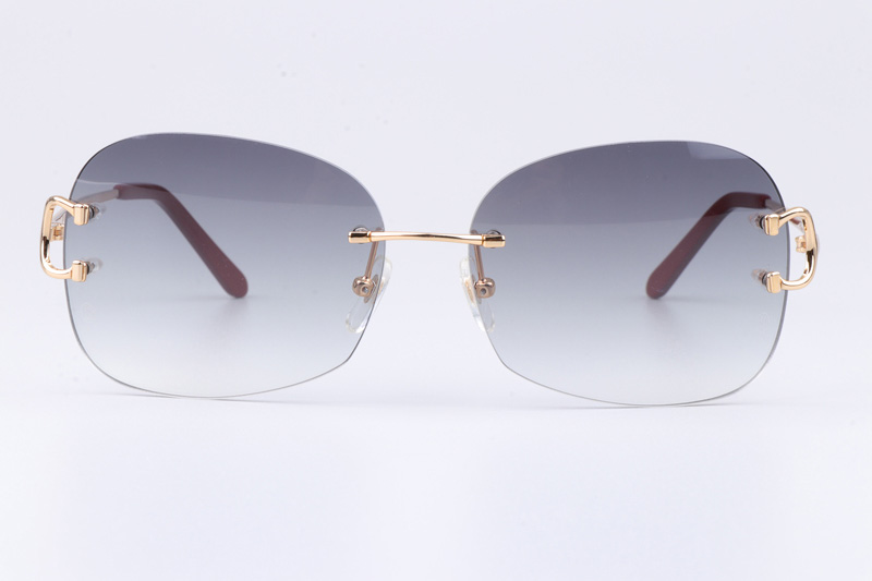 CT 4193829 Sunglasses Gold Gradient Gray