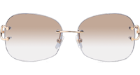 CT 4193829 Sunglasses In Gold Gradient Brown