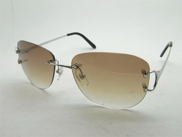 CT 4193829 sunglasses in silver gradient brown