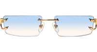 CT 4193830 Sunglasses In Gold Gradient Blue