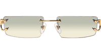 CT 4193830 Sunglasses In Gold Gradient Green