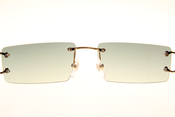 CT 4193830 Sunglasses In Gold Gradient Green
