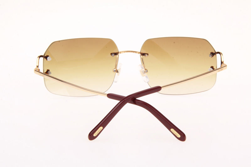 CT 4193833 Sunglasses In Gold Gradient Brown