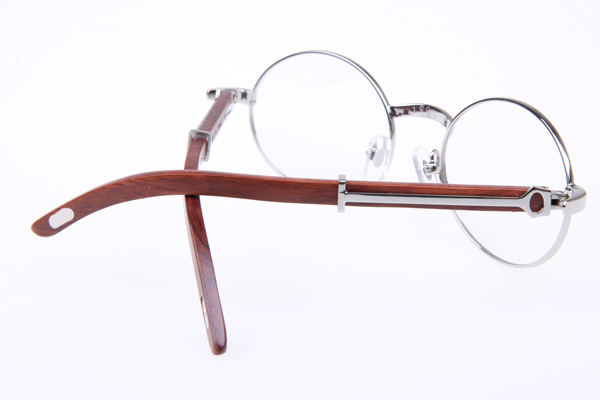 CT 51551348 Wood Eyeglasses in Silver