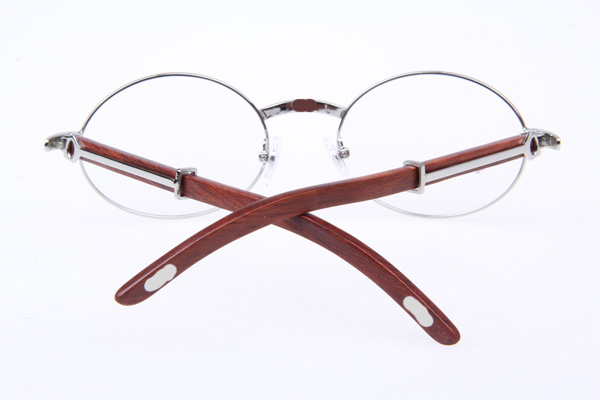 CT 51551348 Wood Eyeglasses in Silver