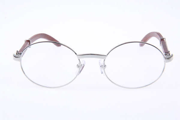 CT 51551348 Wood Eyeglasses in Silver