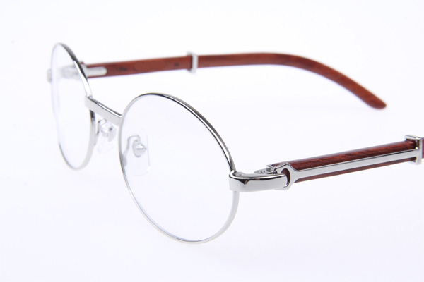 CT 51551348 Wood Eyeglasses in Silver