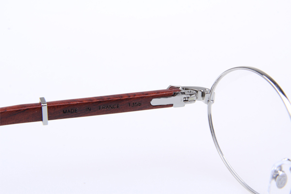 CT 51551348 Wood Eyeglasses in Silver