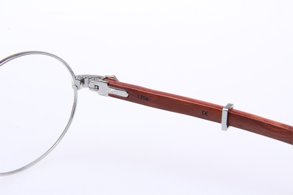 CT 51551348 Wood Eyeglasses in Silver