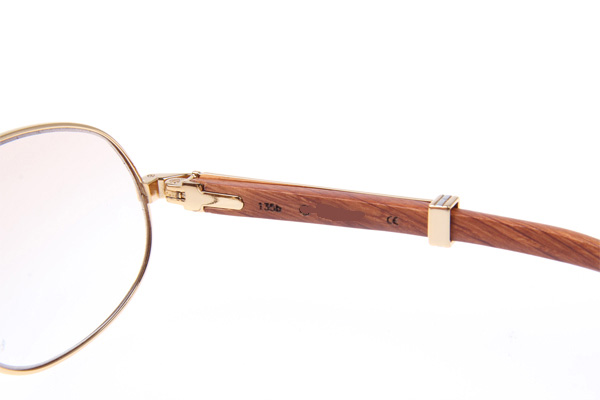 CT 566 Wood Sunglasses In Gold