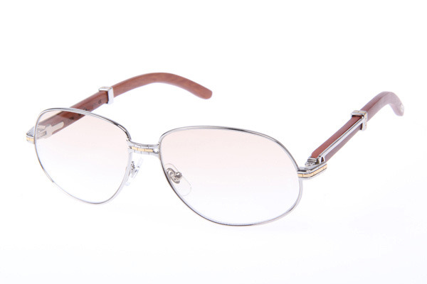 CT 566 Wood Sunglasses In Silver