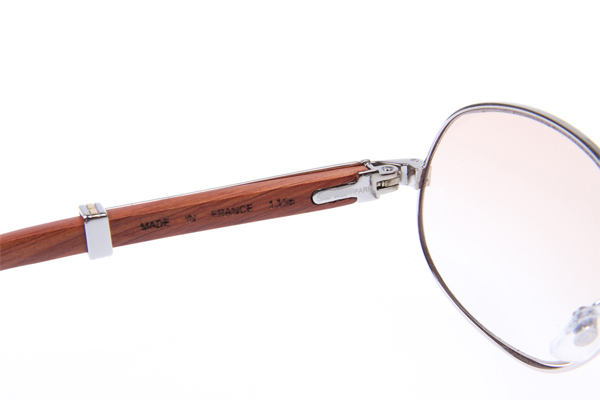 CT 566 Wood Sunglasses In Silver