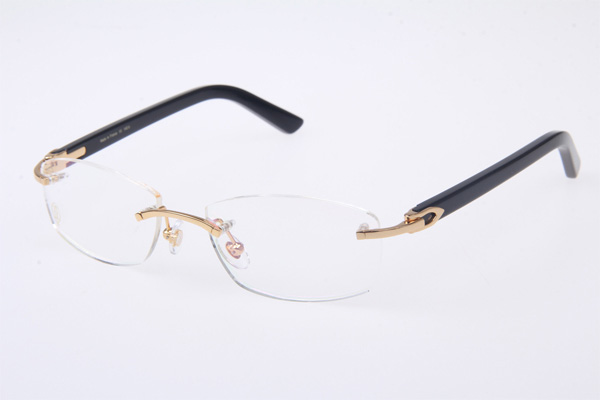 CT 5952143 Eyeglasses In Gold With Black Arms