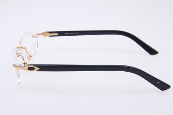 CT 5952143 Eyeglasses In Gold With Black Arms