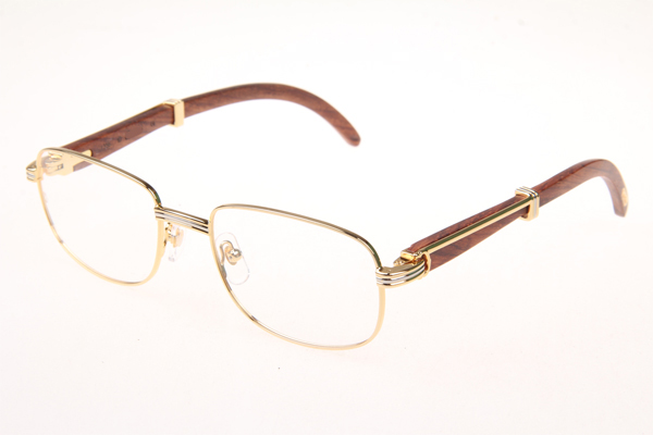 CT 7381148 Wood Eyeglasses In Gold