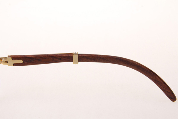 CT 7381148 Wood Eyeglasses In Gold