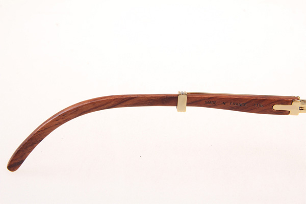 CT 7381148 Wood Eyeglasses In Gold