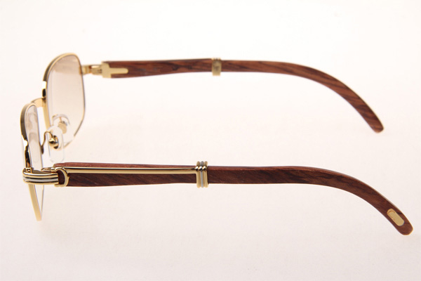 CT 7381148 Wood Sunglasses In Gold Brown