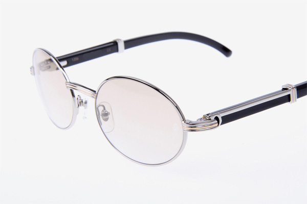 CT 7550178 55-22 Black Buffalo Sunglasses In Silver Brown