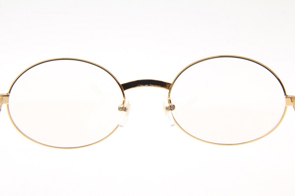 CT 7550178 55-22 Wood Eyeglasses In Gold