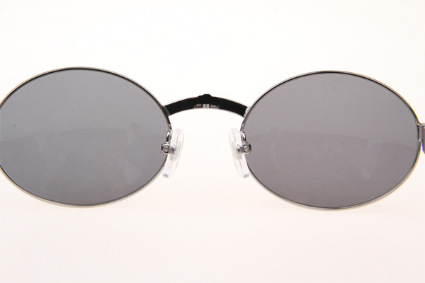 CT 7550178 55-22 Wood Sunglasses In Silver All Grey