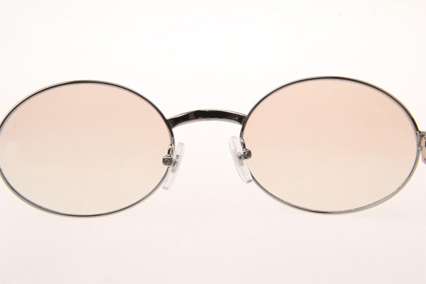 CT 7550178 55-22 Wood Sunglasses In Silver Brown