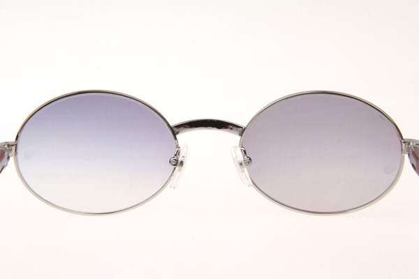 CT 7550178 55-22 Wood Sunglasses In Silver Grey