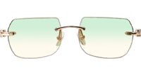 CT 8300818 White Buffalo Sunglasses In Gold Gradient Green