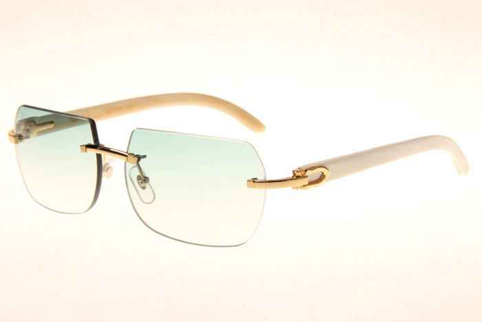 CT 8300818 White Buffalo Sunglasses In Gold Gradient Green