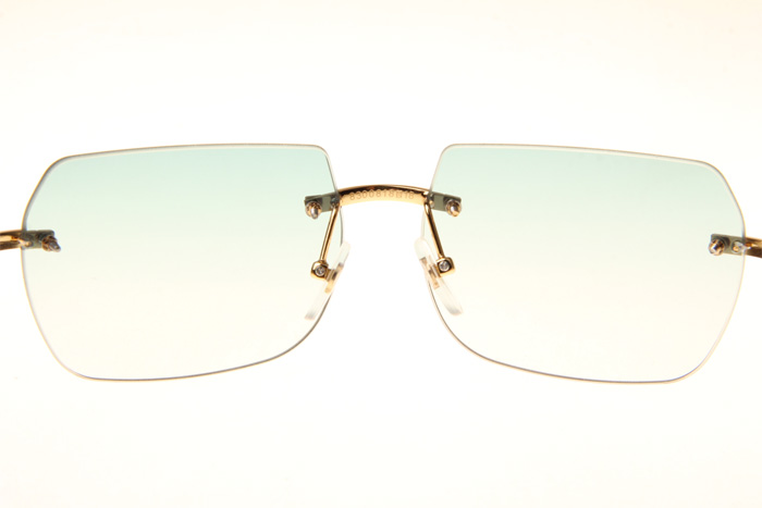CT 8300818 White Buffalo Sunglasses In Gold Gradient Green