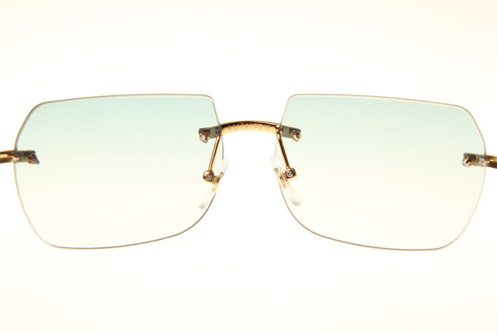 CT 8300818 White Buffalo Sunglasses In Gold Gradient Green