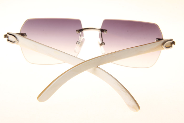 CT 8300818 White Buffalo Sunglasses In Silver Gradient Grey