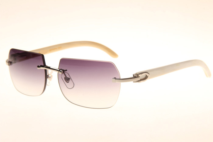 CT 8300818 White Buffalo Sunglasses In Silver Gradient Grey