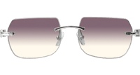 CT 8300818 White Mix Black Buffalo Sunglasses In Silver Gradient Grey