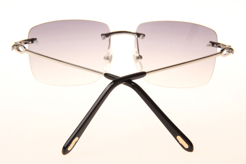 CT T8100686 Sunglasses In Silver Gradient Grey