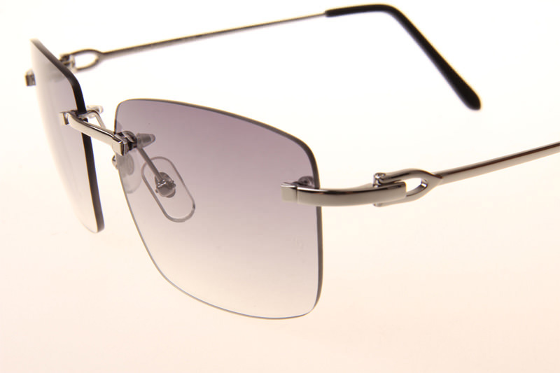 CT T8100686 Sunglasses In Silver Gradient Grey