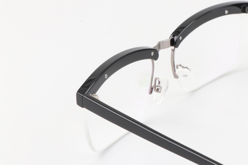 California Eyeglasses Black Gunmetal