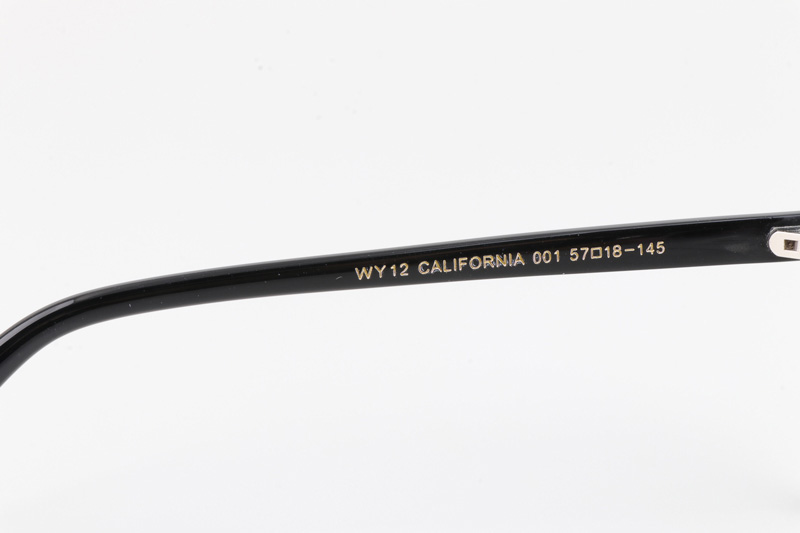 California Eyeglasses Black Gunmetal