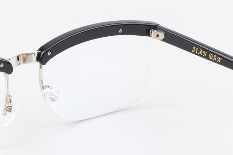 California Eyeglasses Black Silver