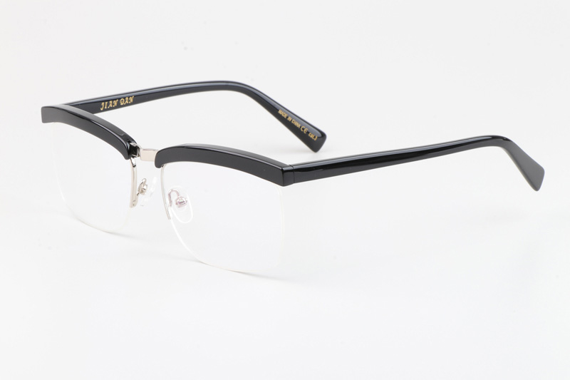 California Eyeglasses Black Silver