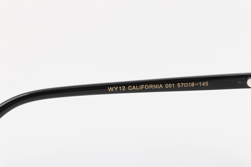 California Eyeglasses Black Silver