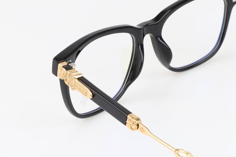 Call Melice Eyeglasses Black Gold