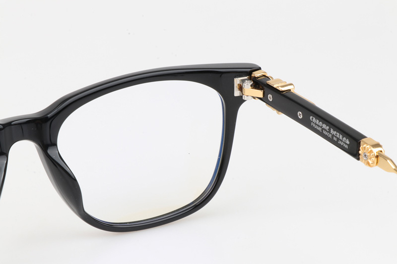 Call Melice Eyeglasses Black Gold