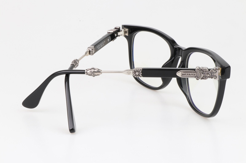 Call Melice Eyeglasses Black Silver